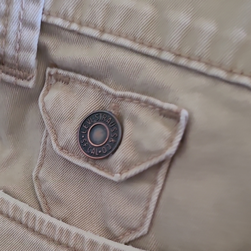 Levi's Tan Straight Leg Pants - Picture 16 of 16